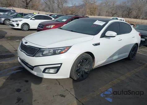 2014 Kia Optima Sx Turbo z USA, uszkodzony, nr VIN 5XXGR4A6XEG288100